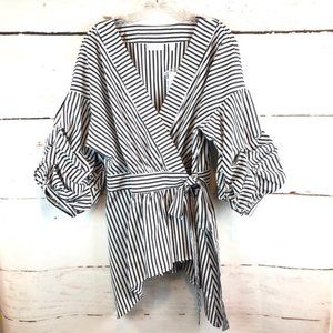 New York & Company | Wrap Top, Size L NWT